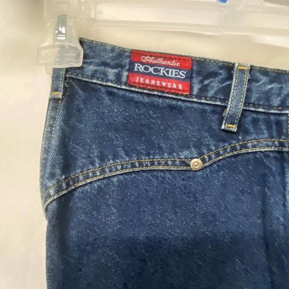 Rockies Jeanswear Vintage Jeans Denim Western Cowgirl 28/7 XL High Waisted  EUC - Picture 3 of 11